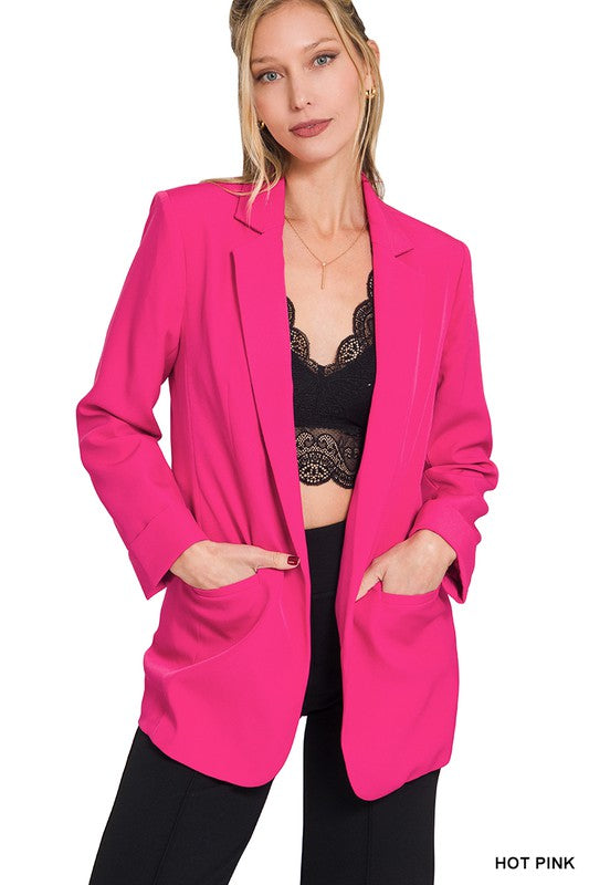 hot-pink-must-have-womens-long-line-blazer-with-pockets