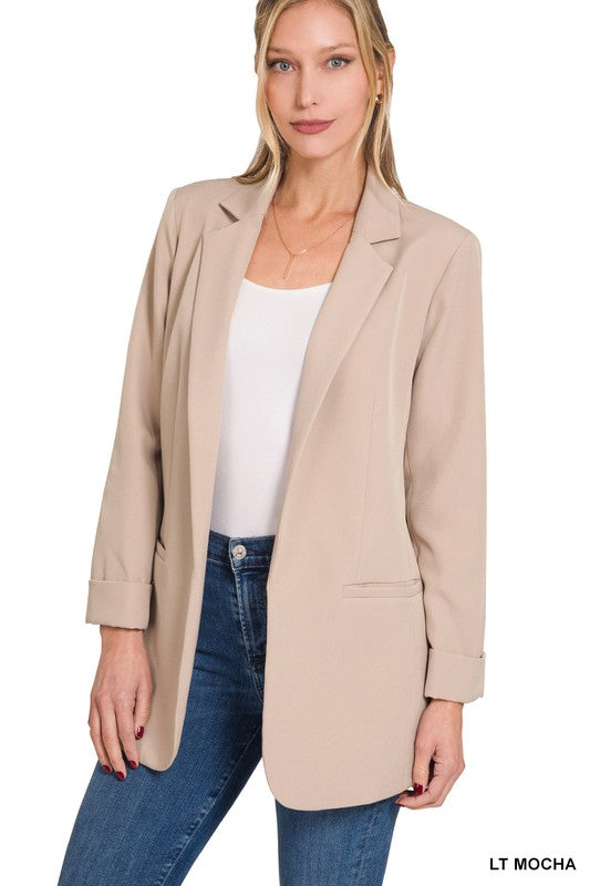 taupe-must-have-womens-long-line-blazer-with-pockets