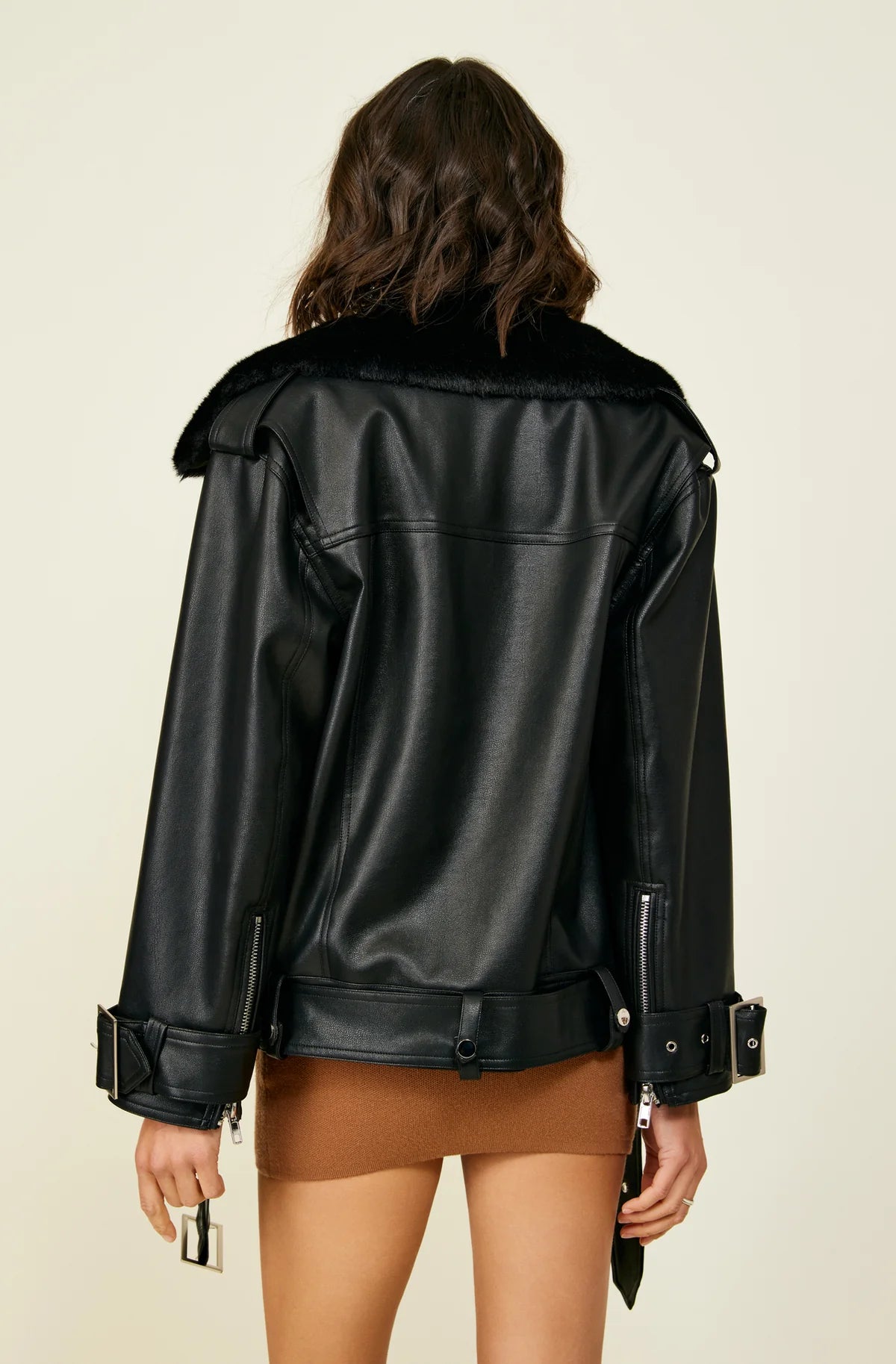 Line & Dot Moto Leather Jacket