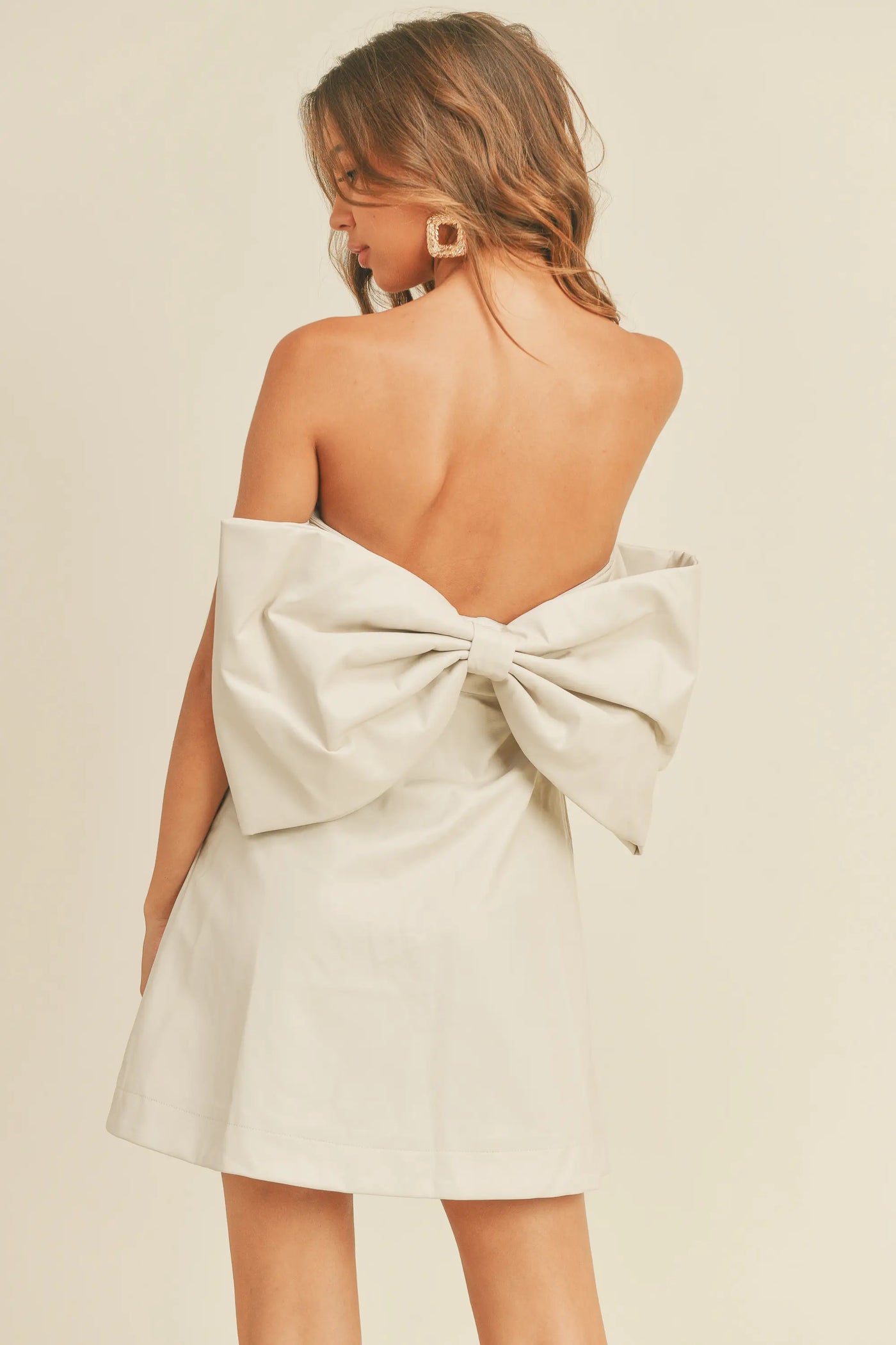 pleather-white-ivory-cream-dress-with-bow-on-back