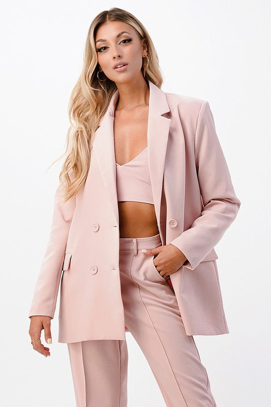 Carrie Double Breasted Blazer