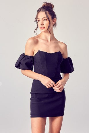 off-the-shoulder-black-corset-mini-bodycon-dress