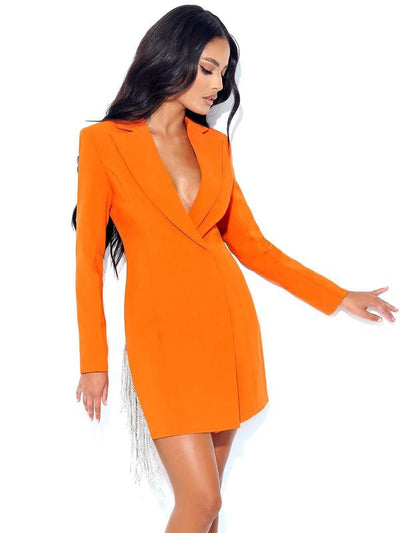orange-nye-holiday-party-halloween-dress-with-vegad-rhinestone-and-crystals-on-slit-sexy-blazer-mini-by-shameless-collection