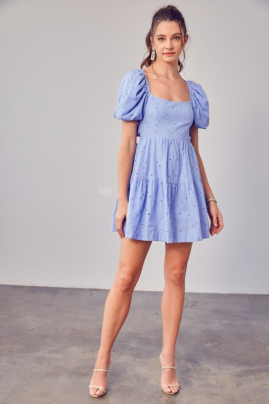 light-blue-bow-tie-open-back-eyelet-mini-dress-puff-sleeves-by-shameless-collection