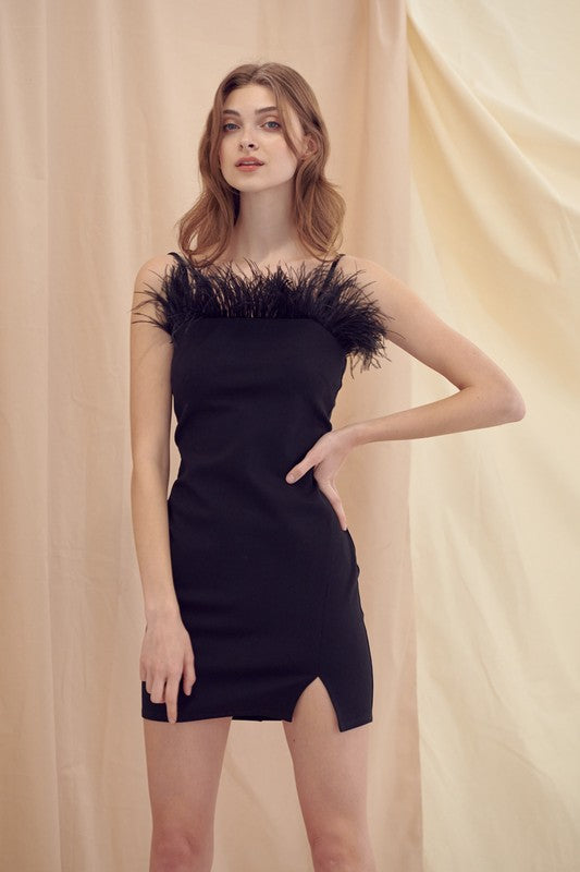 the-perfect-little-black-dress-with-black-feather-trim-fashion-holiday-party-shameless-collection