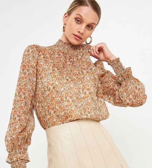 fall-floral-print-blouse-long-sleeve-turtle-neck-chiffon-shameless-collection
