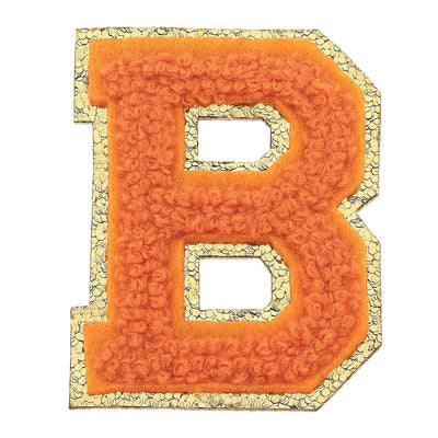 letter-b-orange-custom-lettering-kids-denim-jean-jacket-the-shameless-collection