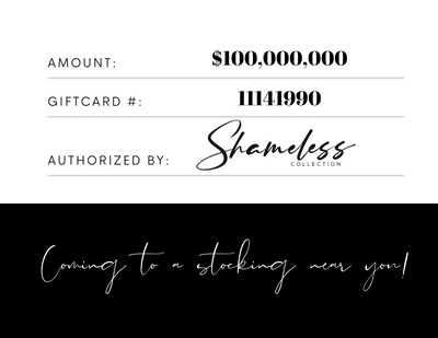 Shameless Collection Gift Certificate