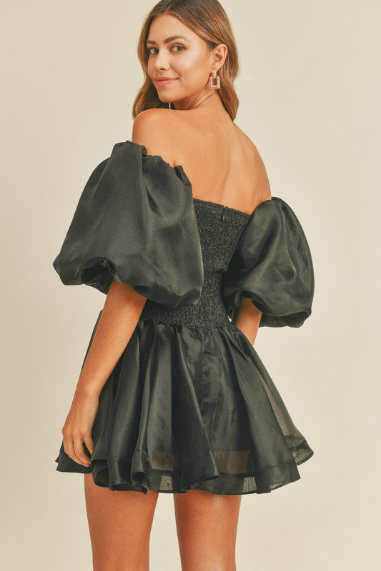 puff-sleeve-cut-out-mini-tulle-dress-shameless-collection