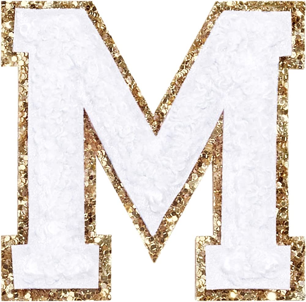 letter-m-white-gold-custom-lettering-kids-denim-jean-jacket-the-shameless-collection
