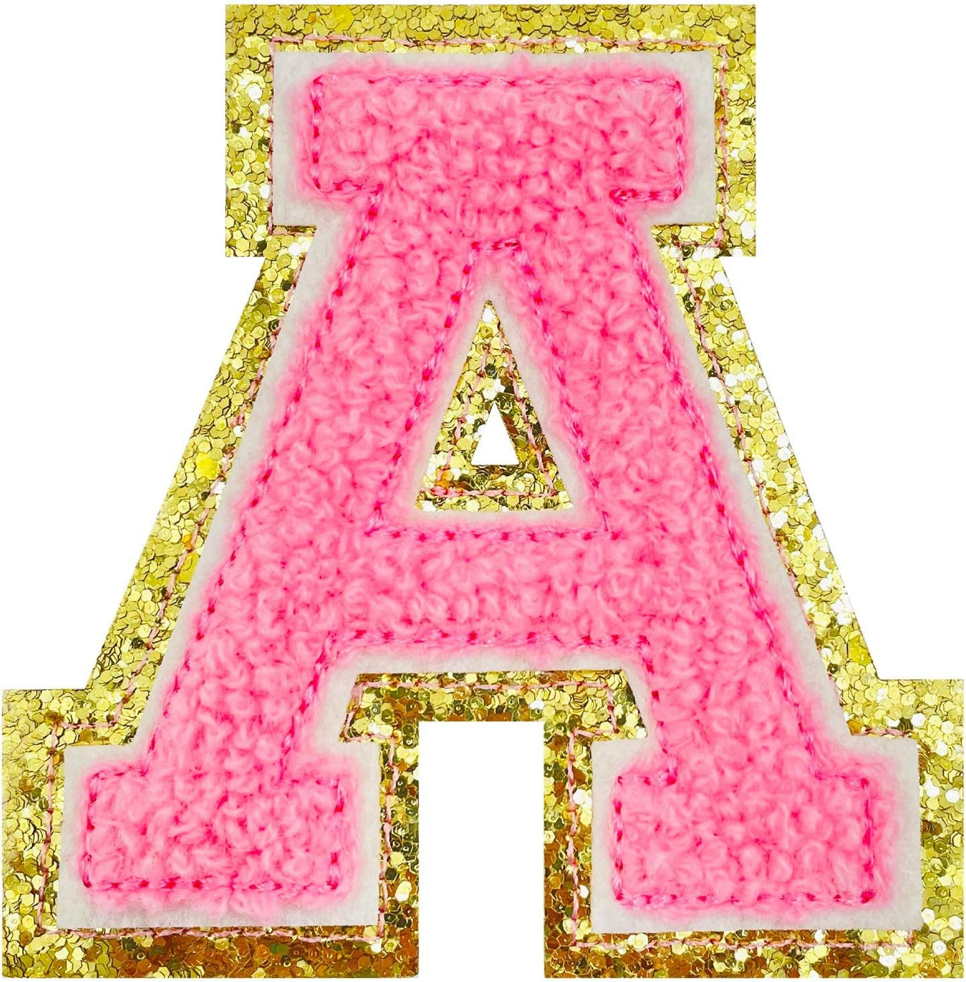 letter-a-pink-and-goldcustom-lettering-kids-denim-jean-jacket-the-shameless-collection