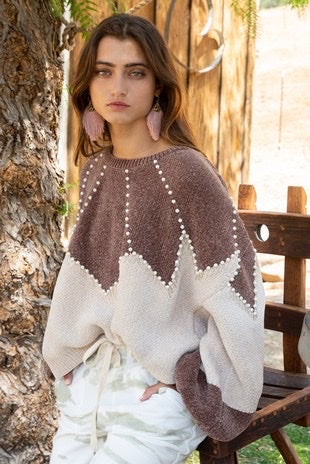 brown-nude-sweater-with-pearl-accents-by-shameless-collection