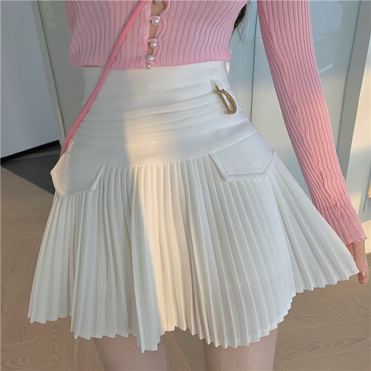 white-mini-tennis-pleated-skirt-with-dior-like-symbol-shameless-collection