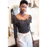 polka-dot-long-sleeve-open-back-cut-out-top-the-shameless-collection