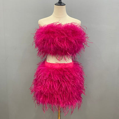 pink-feather-skirt-strapless-top-set-shameless-collection
