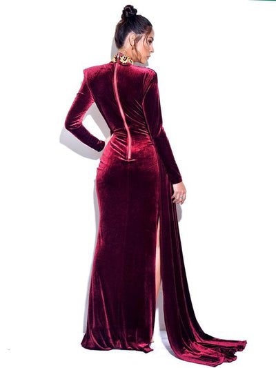 velvet-red-burgundy-maxi-dress-sexy-with-slit
