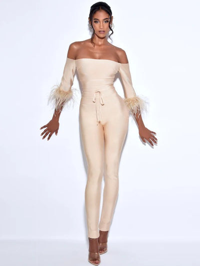 beige-ivory-off-the-shoulder-jumpsuit-with-feather-sleeves