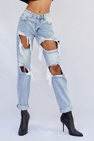 Jagger Ripped Baggy Jeans *limited*