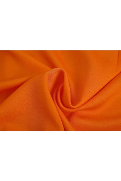 Nikki Orange button down long sleeve mini dress